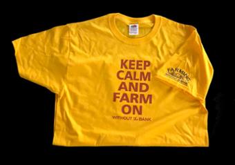 Now Available… ‘Keep Calm and Farm On’ Without The Bank – T-SHIRT & BOOK
