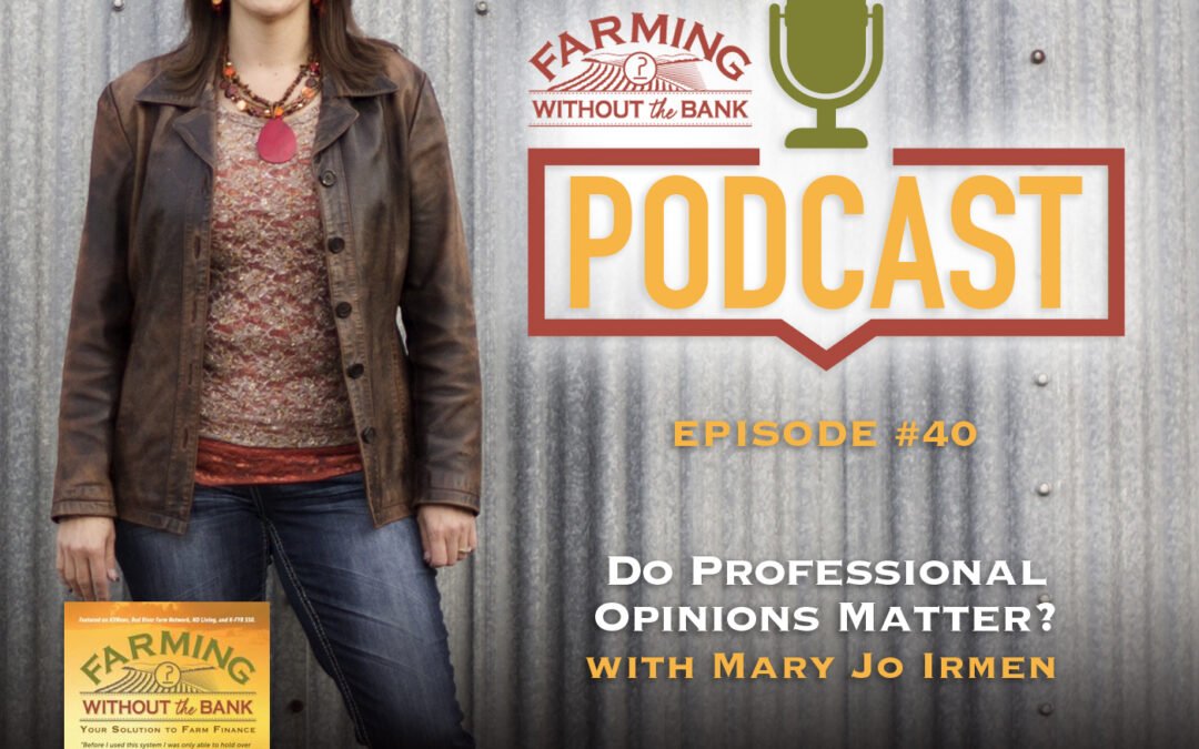 Ep. 40 – Do Professional Opinions Matter?